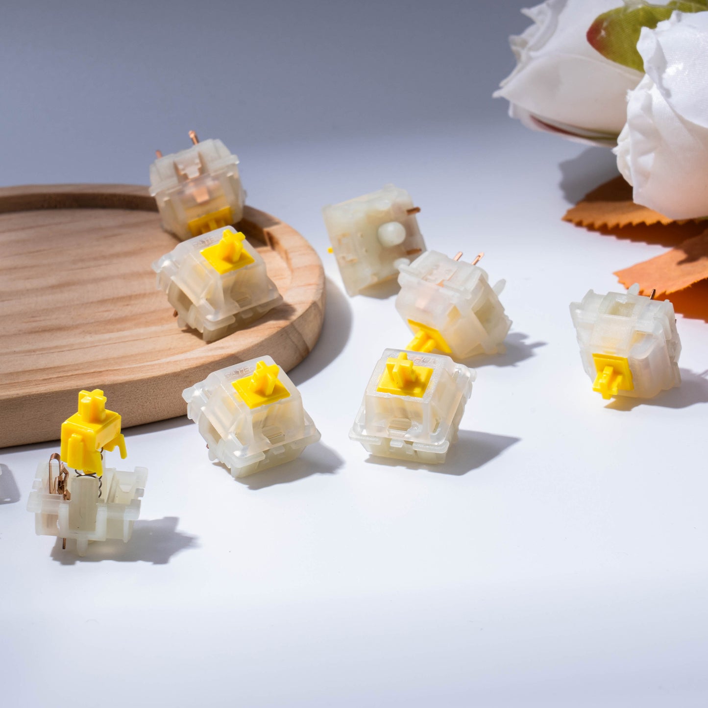 Gateron Milky Yellow Pro (KS-3) Linear Switches - Pack of 10